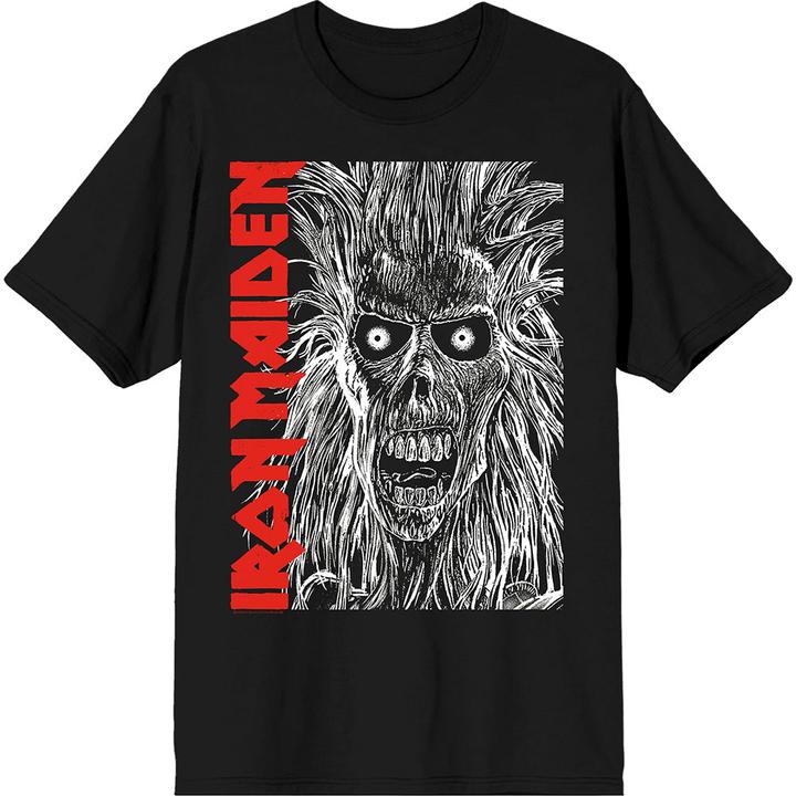 Produktbild Iron Maiden Eponymous Face Red Logo (L)