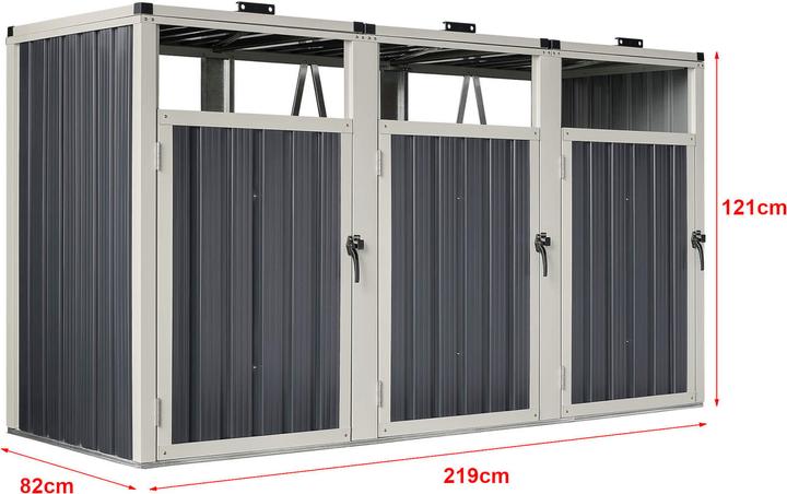 Produktbild Pro-Tec Mülltonnenbox Tarbek