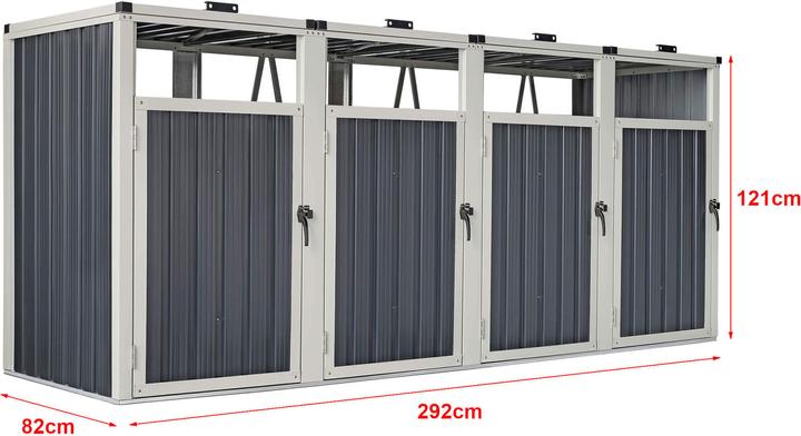 Produktbild Pro-Tec Mülltonnenbox Tarbek