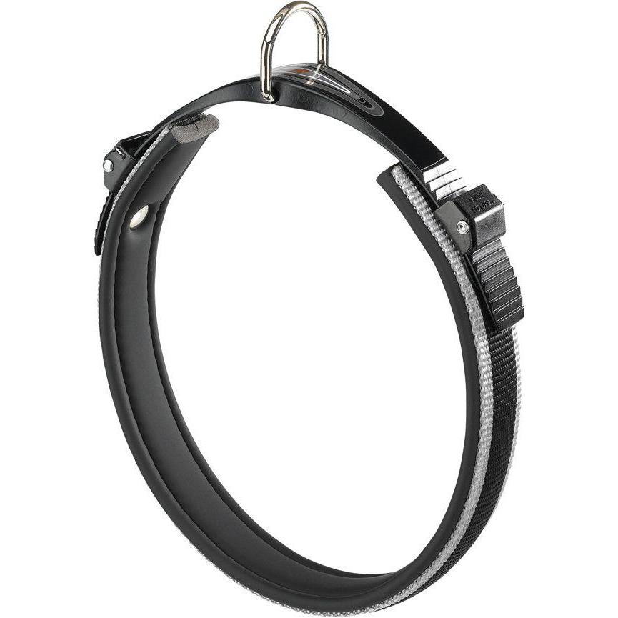 Ferplast Collare ERGOCOMFORT 15/42 GRIGIO (Cane, Generale), Collare + Guinzaglio