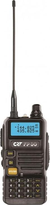 Image du produit CRT Alpha Radio portable VHF/UHF CRT FP00 bi-bande 136-174 et 400-440 MHz couleur noire, VOX, 128 canaux, Sc