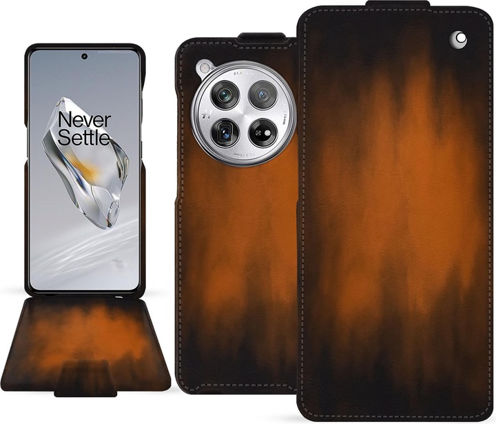 Actual product image Noreve Vertical leather shell (OnePlus 12)