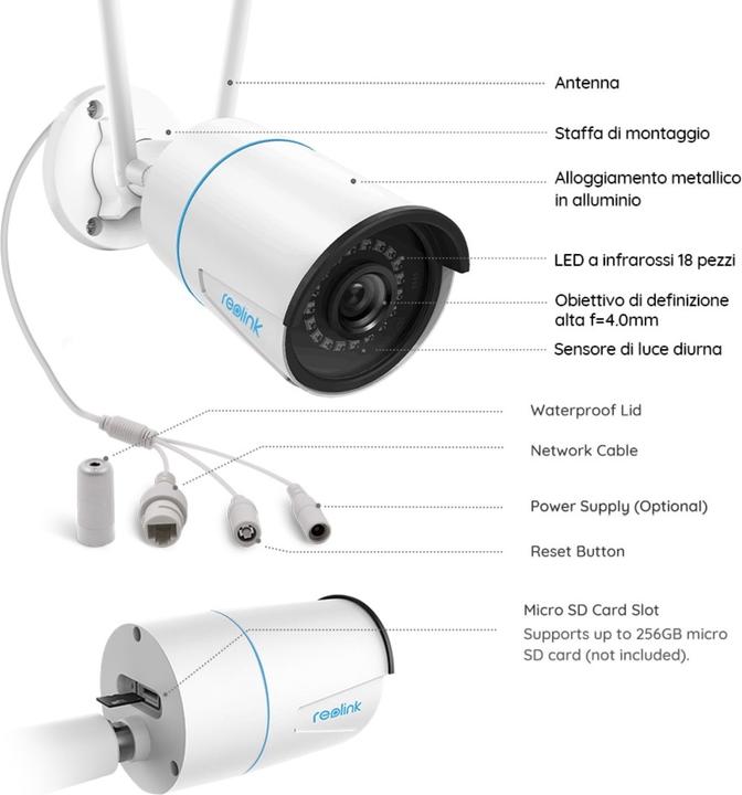 Actual product image Reolink RLC-510WA (2560 x 1920 pixels)
