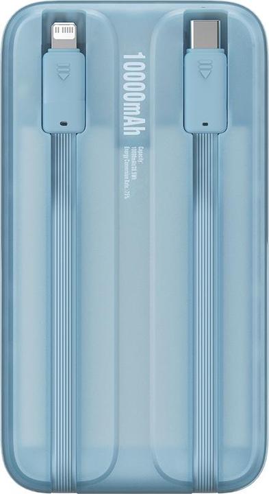 Produktbild Baseus Powerbank Comet with USB to USB-C cable, 10000mAh, 22.5W (blue) (10000 mAh, 22.50 W, 22.50 Wh)