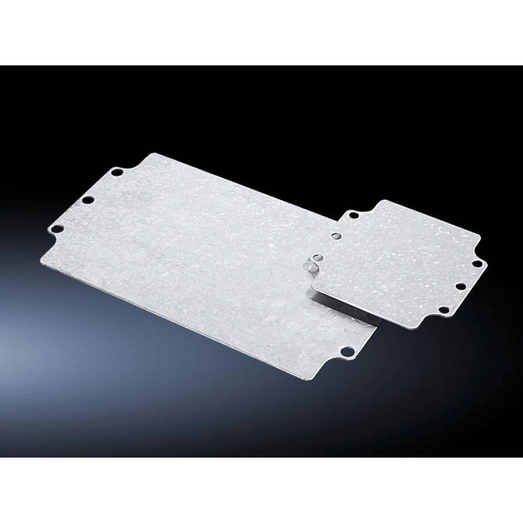 Rittal Montageplaat GA serie 9105700, Accessoires voor serverkasten, Grijs