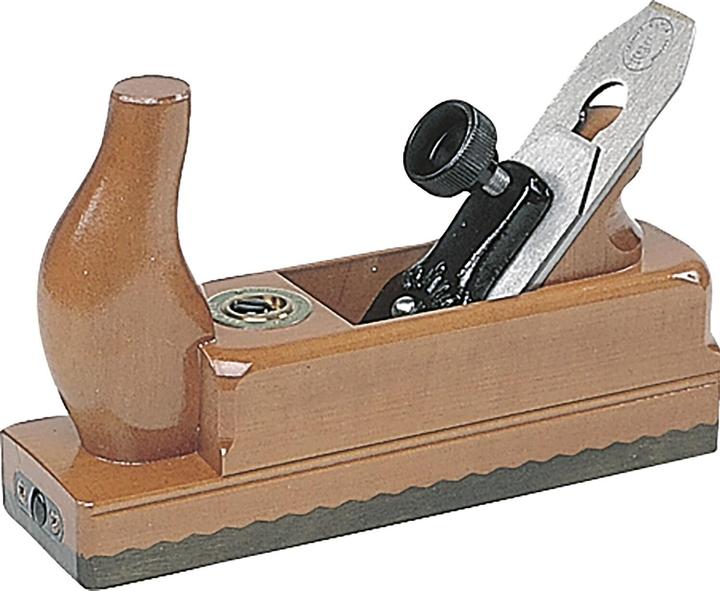 Actual product image Ulmia Ulima reform cleaning plane 25 width 48 mm pock wood sole with double iron, robust (48 mm)