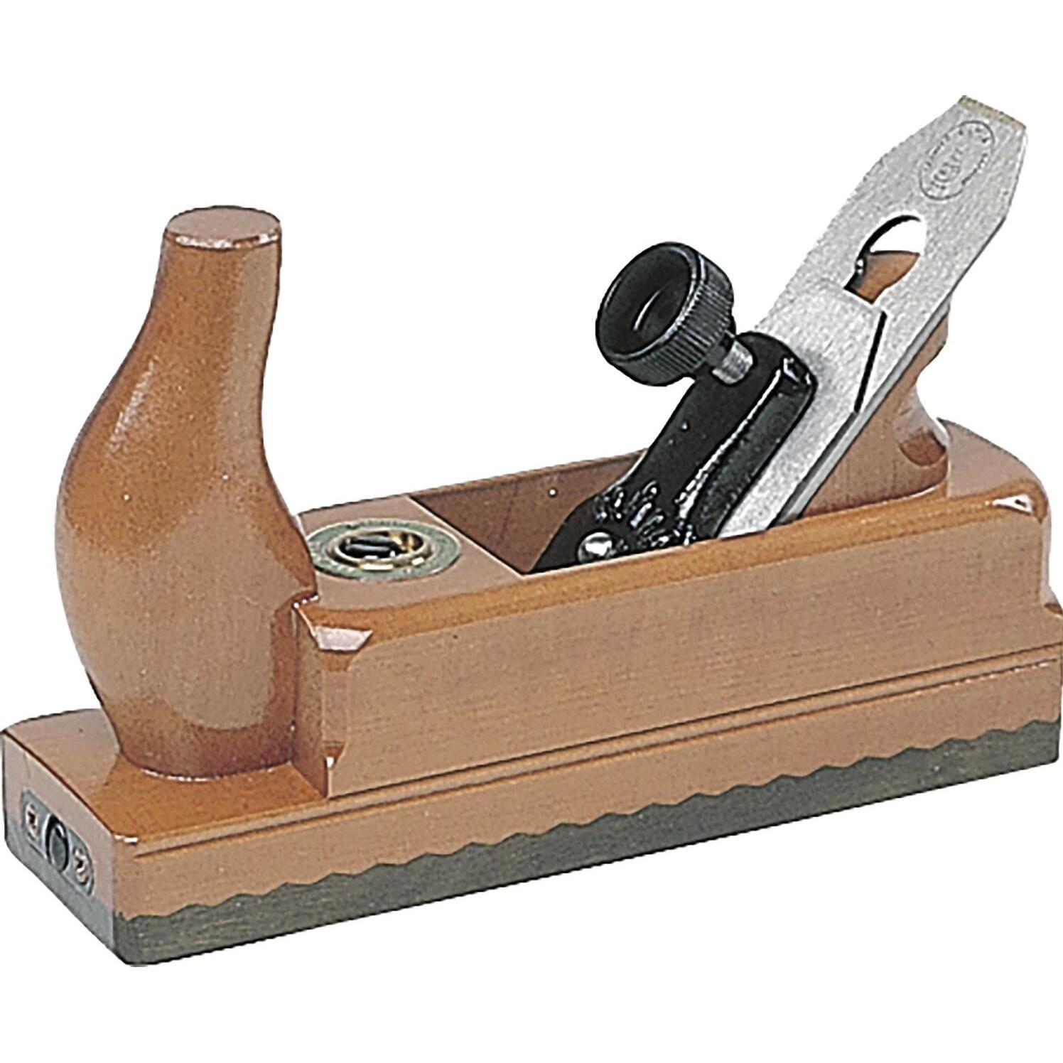 Thumbnail - Ulmia, Beitel + Handhobel, Ulima Reformputzhobel 25 Breite 48 mm Sohle aus Pockholz mit Doppeleisen, robust (48 mm)