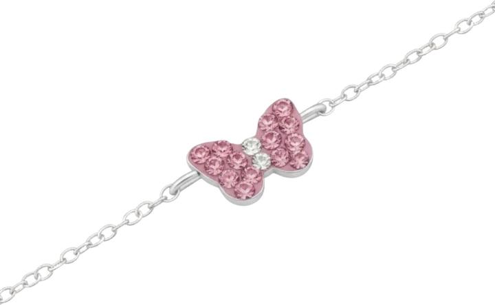 Immagine prodotto Maxte Kinder Silber mit Schmetterling und Kristall (16 cm, Argento)