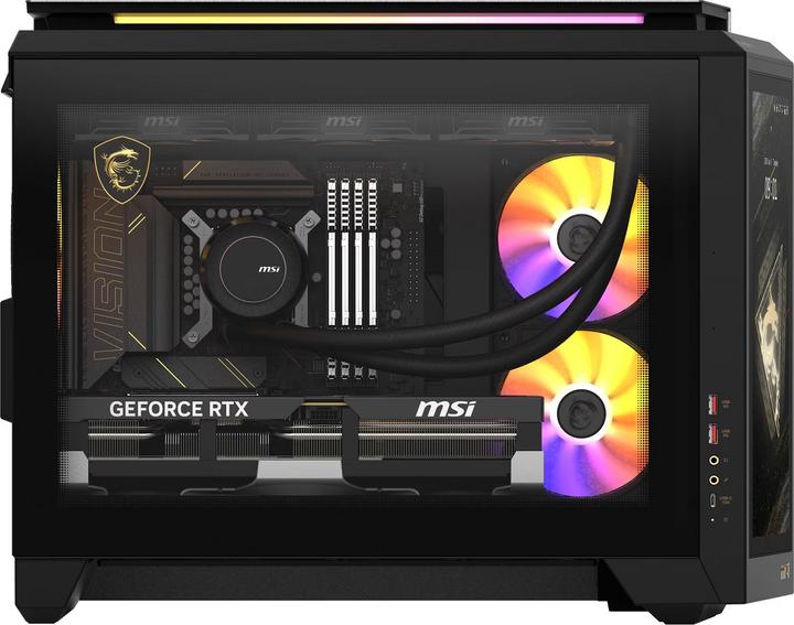 Produktbild MSI MEG Vision X AI 2NVZ9-234AT Black (2000 GB, 128 GB, Intel Core Ultra 9 285K, GeForce RTX 5090)