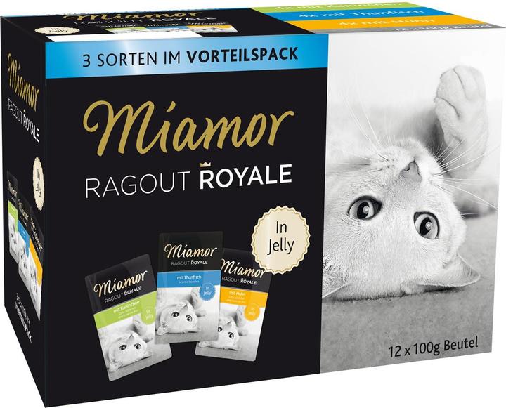 Actual product image Miamor Ragout Royale MuliMix Box 1 assorted (Adult, 12 pcs., 1200 g)