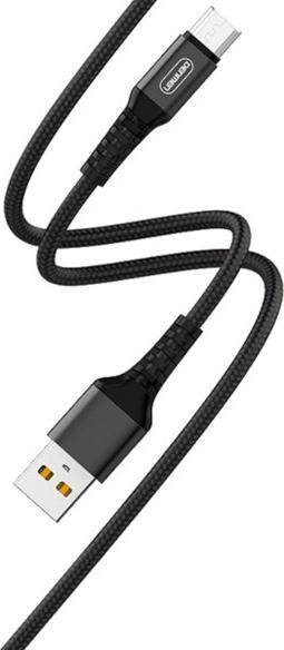 Actual product image Denmen Usb-Cable Reinforced Braided Type-C Black 1m D02t (1 m)