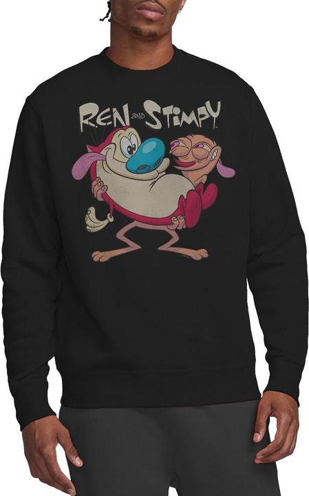 Actual product image Ren & Stimpy Unisex Adult Two Of A Kind Sweatshirt (XXL)