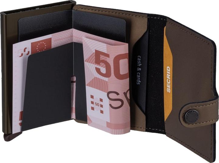Actual product image Secrid Extendable RFID Leather Card Holder Mini Wallet