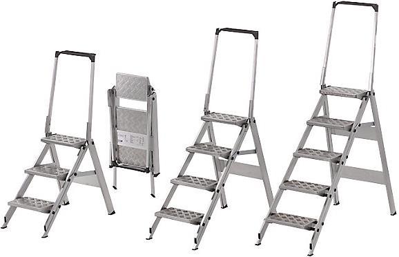 Image du produit kaiserkraft Escalier pliable en aluminium (Escabeau, 36 cm)