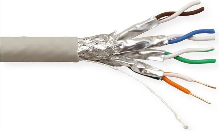 Produktbild Value S/FTP Kabel,Cat.7 Rohkabel (Class F), Massivdraht, Dca, 100 m (S/FTP, CAT7, 100 m)