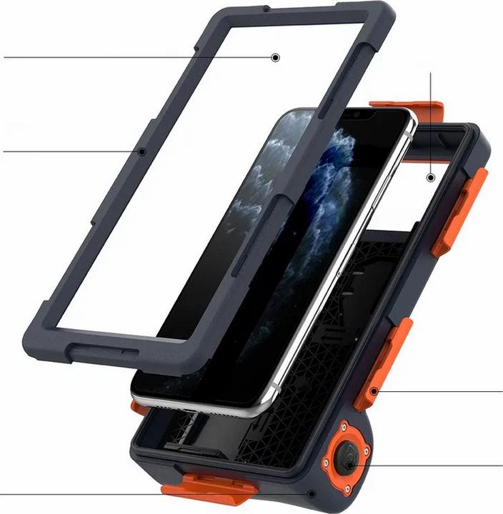 Produktbild PhoneLook SHELLBOX Universelle Smartphone Hülle Professional Waterproof Case 2nd Generation (15 Meter) (Apple iPhone 14 Pro Max, Apple iPhone 6, Samsung Galaxy S21 5G, Samsung Galaxy S6)