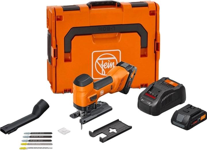 Actual product image Fein Cordless jigsaw for metal and wood 26 mm stroke F-IRON Jig 26 AS Set 2 x 4 Ah