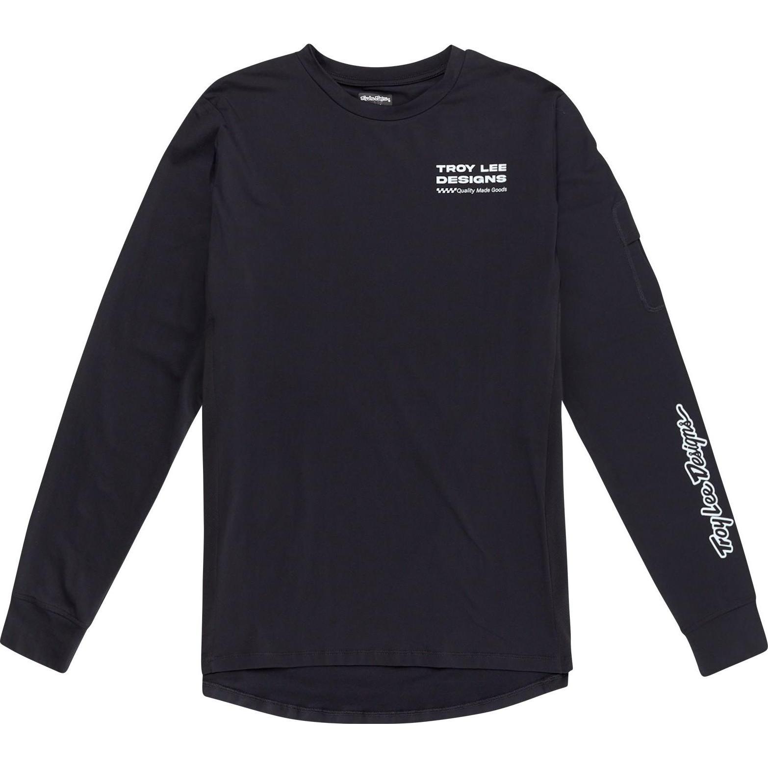 Troy Lee Designs, Maglia ciclismo, Ruckus Long Sleeve Ride Tee, Factory, carbon, S (S), Grigio, S