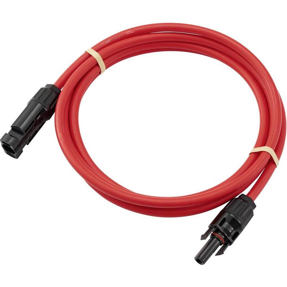 Tru Components, Accessori per generatori di corrente, PV-Solar-Verlängerungskabel, Stecker auf Buchse, Rot, 2 m TC-13805744 Rot TRU C (Spina solare)