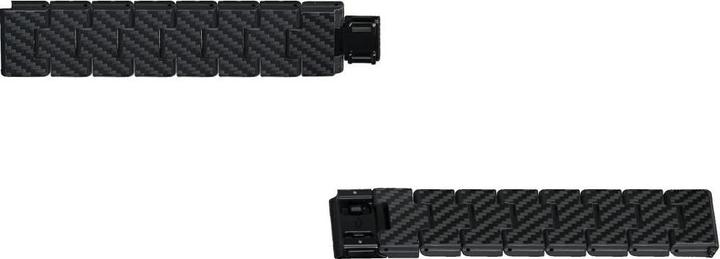 Produktbild Pitaka Band Carbon Fiber Retro for Apple Watch 1/2/3/4/5/6/7/8/9/10/SE/Ultra/Ultra2 black grey (Carbonfaser)