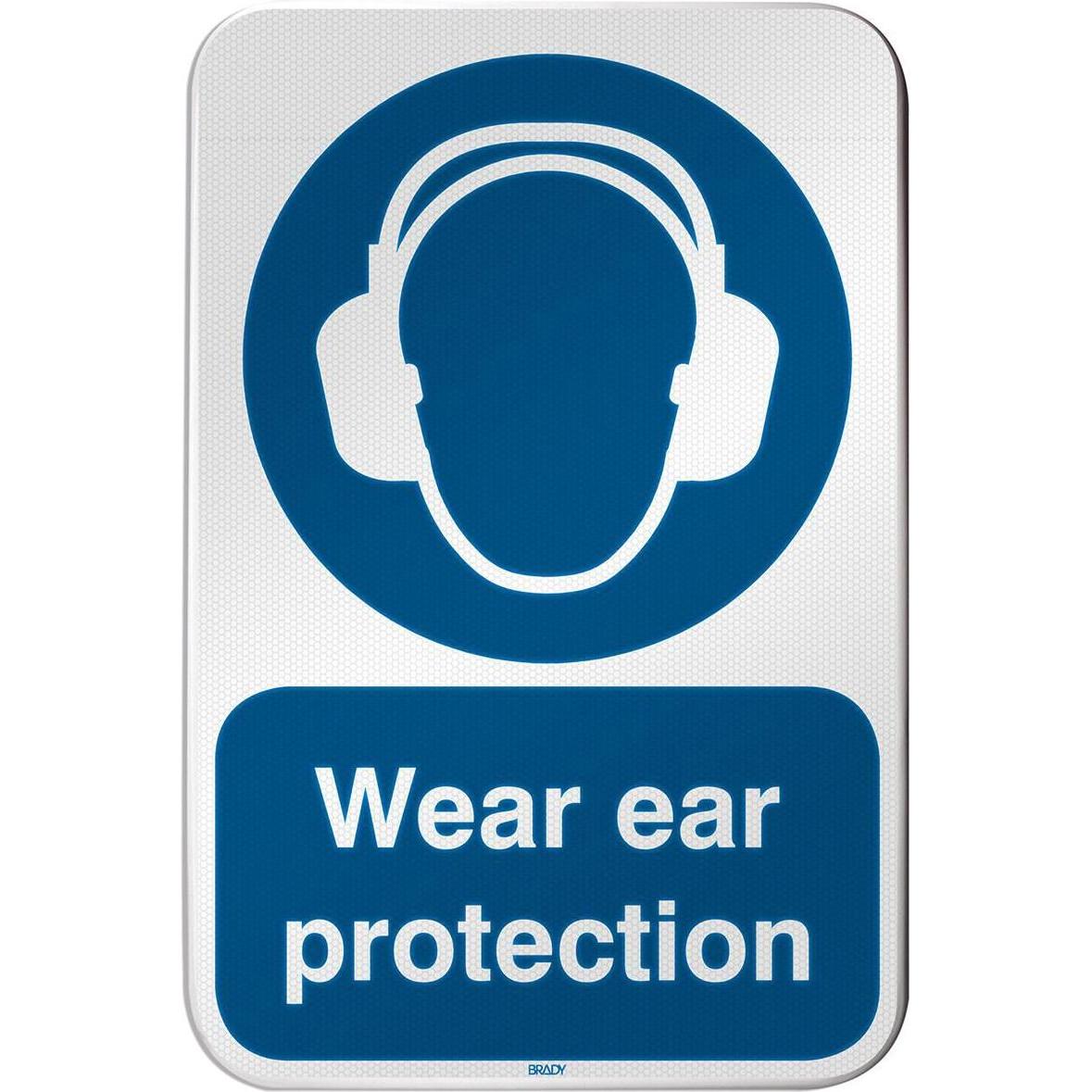 Brady, Sicherheitskennzeichnung, ISO Safety Sign - Wear ear