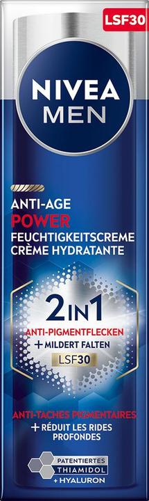 Actual product image NIVEA MEN Anti-Age Power Moisturising Cream (50 ml, 24h cream, SPF 30)