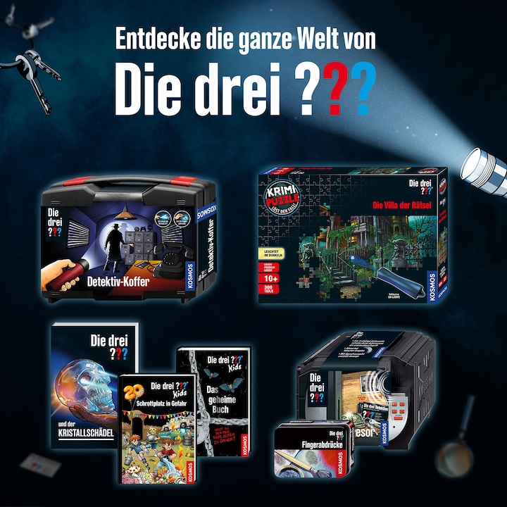 Produktbild Kosmos Die drei??? Detektiv-Koffer