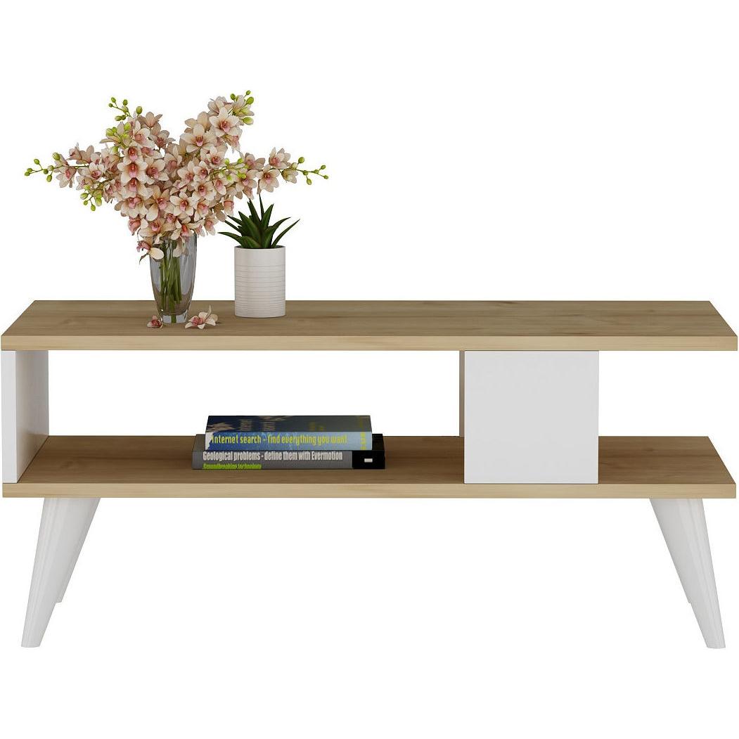 Kalune Design, Couchtisch + Beistelltisch, Canaan (90 x 45 x 40 cm)