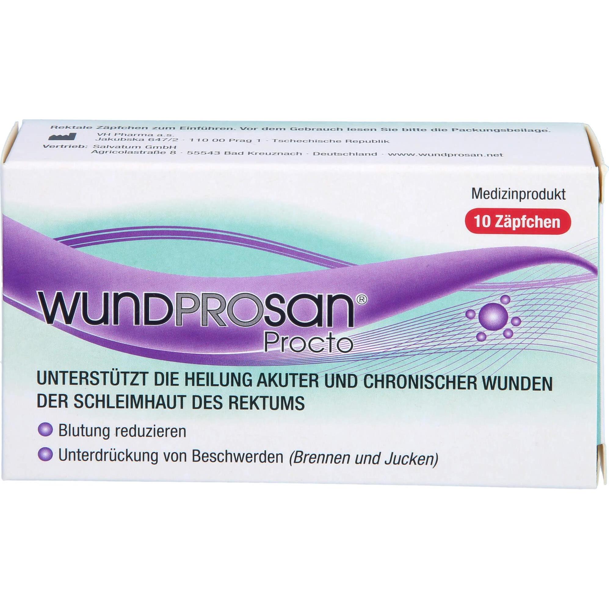Habitum, Intimpflege, Wundprosan Procto, 10 St SUP (Intimgel)