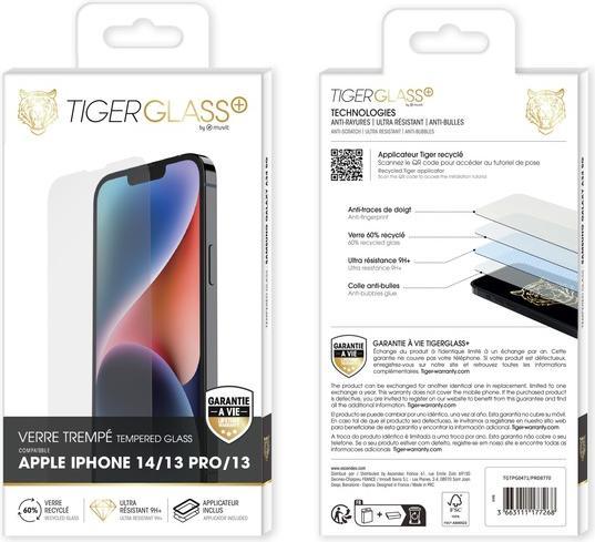 Image du produit Tiger Film de verre recyclé (1 pcs, Apple iPhone 14)