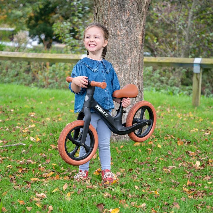 Actual product image TickiT WHIZZ - Lightweight children's balance bike - Lightweight, robust & height adjustable (black)
