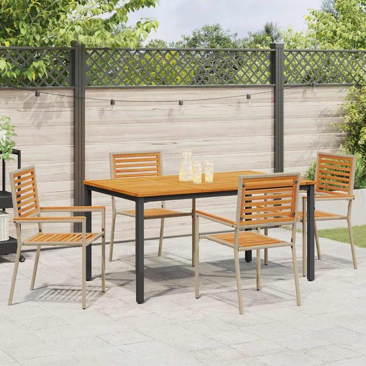 Produktbild vidaXL Garten Essgruppe (150 x 90 x 75 cm)