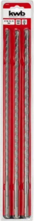 Produktbild kwb Hammerbohrer Set SDS PLUS HAMMERBOHRERSATZ, 3 TLG. (10 mm, 12 mm, 14 mm)