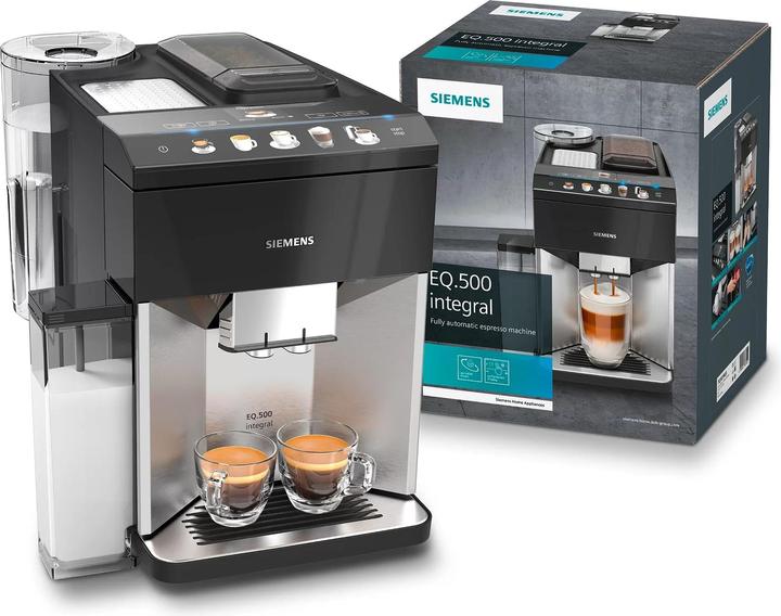 Image du produit Siemens EQ.500 TQ507R03 - Machine à espresso automatique - Zwart