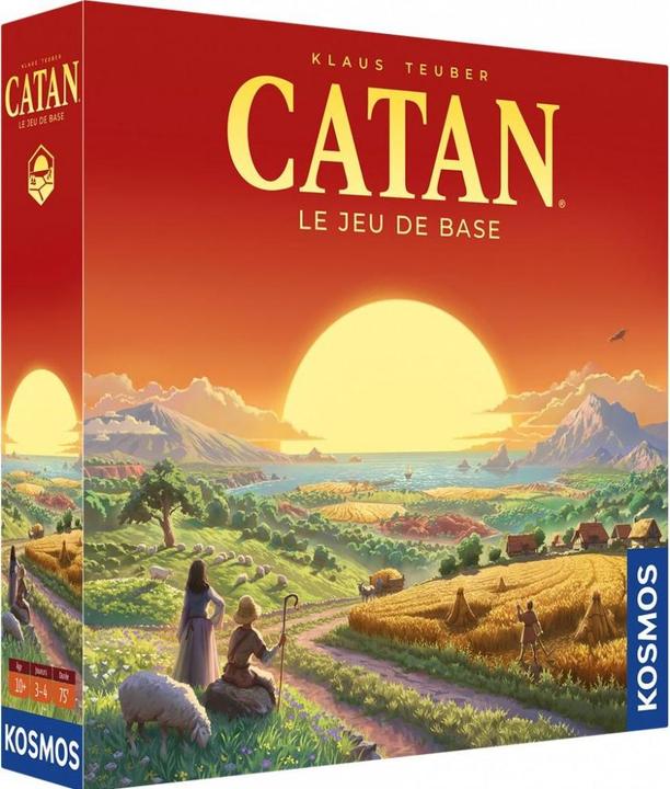 Asmodée Catan: il gioco di base (Refresh) (Francese, 3 - 4 Giocatori)
