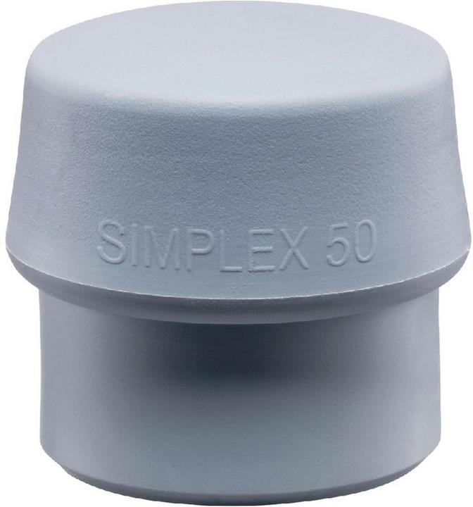 Actual product image Halder Soft faced hammer head SIMPLEX head-Ø 80 mm TPE-mid grey medium hard (350 g)