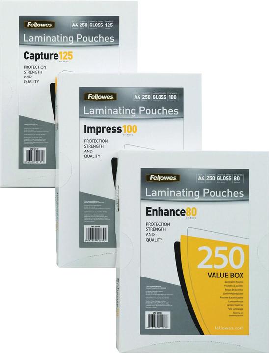 Produktbild Fellowes Enhance 80 (A3, 100 Stk., 80 µm)