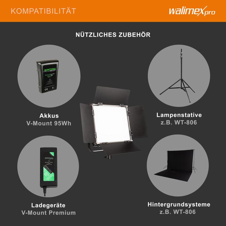 Produktbild Walimex pro pro Rainbow LED RGBWW Flächenleuchte 50W (Flächenleuchte)