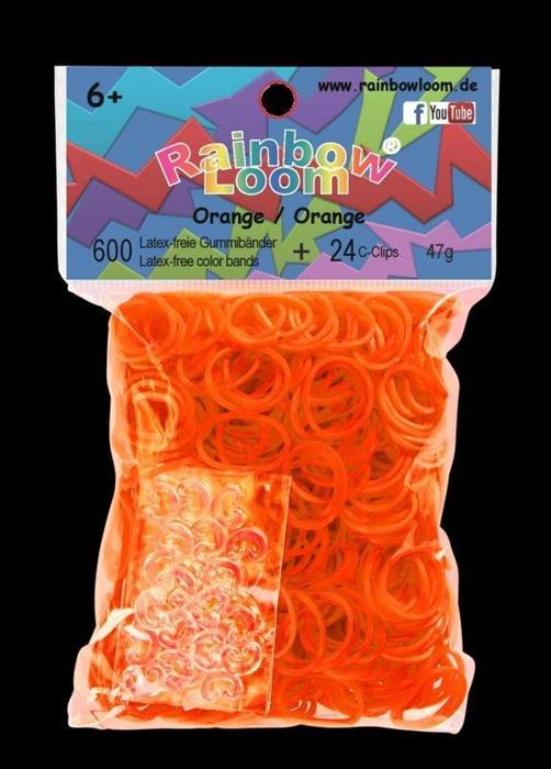 Image du produit Rainbow Loom Élastiques Orange Jelly (600 pcs)