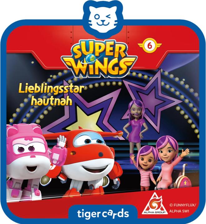Produktbild Tigermedia tigercard - Super Wings - (6) Lieblingsstar hautnah