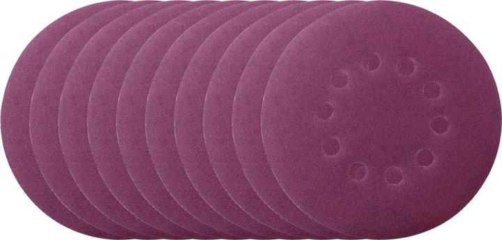 Image du produit Scheppach Papier abrasif rond Ø 215 mm K 180 Jeu=10 pièces (K 180)