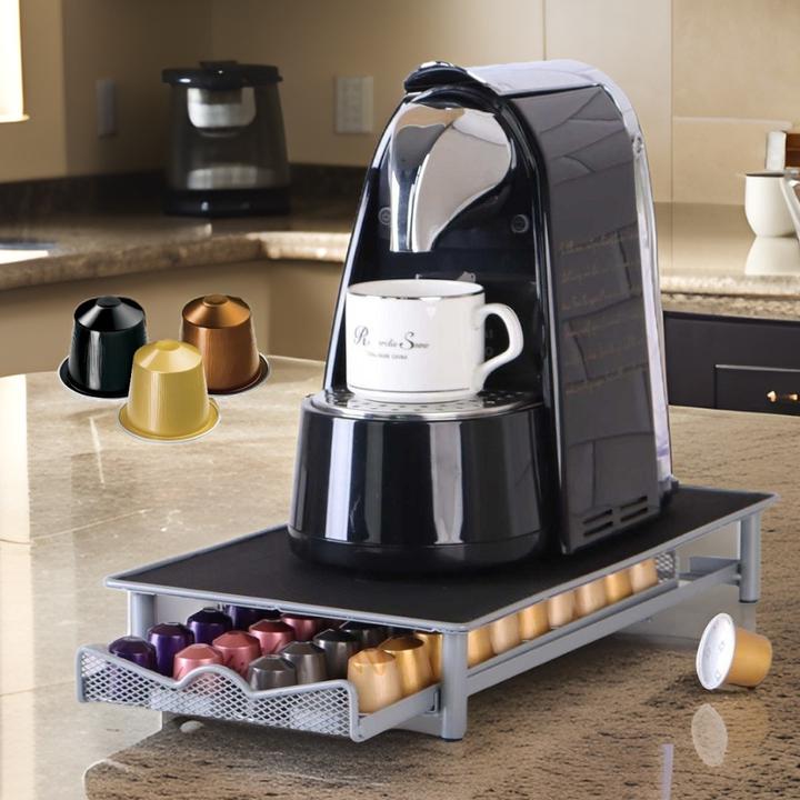 Actual product image Cheffinger Coffee capsule box for 40 Nespresso capsules