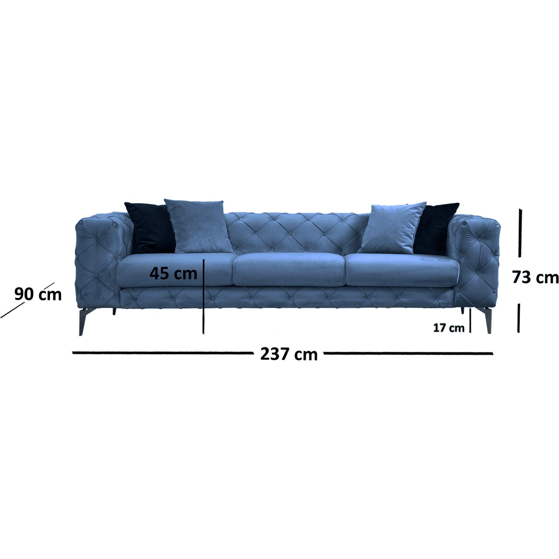 Thumbnail - Atelier del Sofa, Sofa, Aubrie (3-Sitzer)