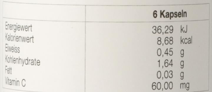 Nährwerte und Zutaten Golden Sider Apfelessig (100 Stück, Kapseln, 63 g)