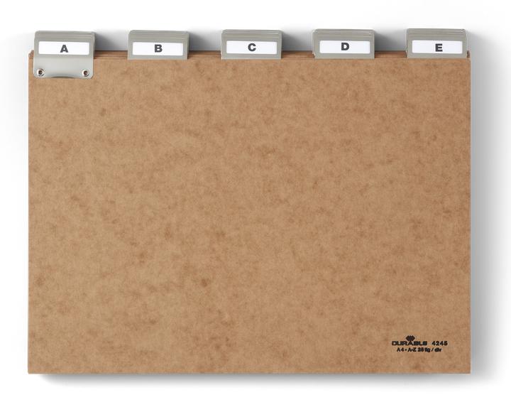 Produktbild Durable LEITKARTEN UND LEITREGISTER AUS PRESSSPAN 1 ST 424511 (A4)