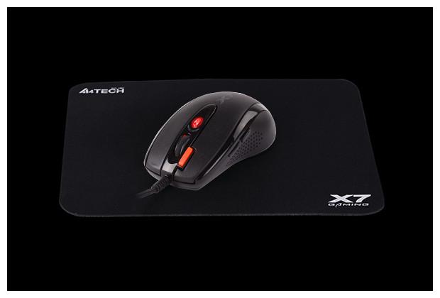 Produktbild A4Tech A4 TECH X-Game X-7120 A4TMYS46028 Maus (optisch, 3000 DPI, schwarze Farbe) (Kabelgebunden)