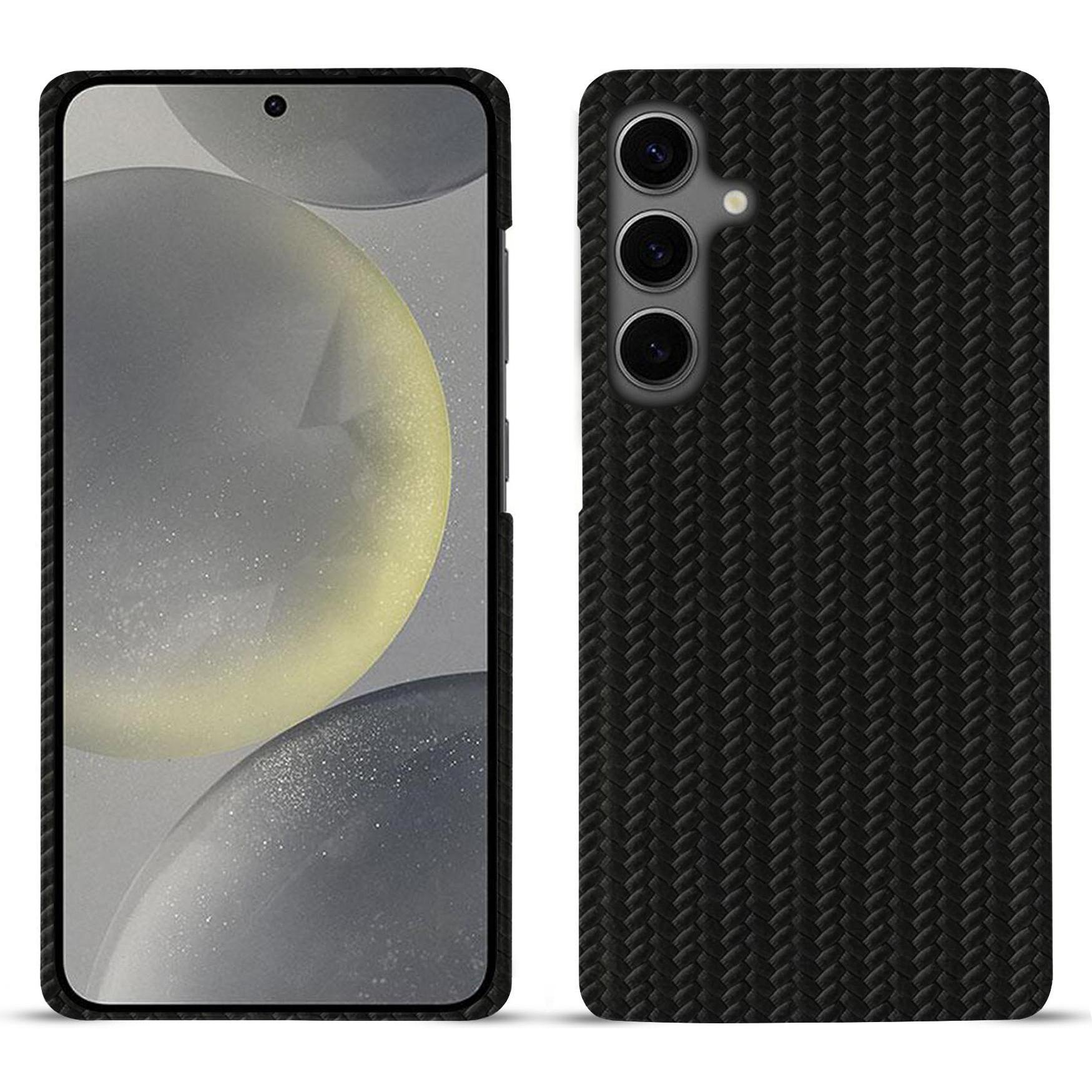 Noreve Lederschutzhülle (Samsung Galaxy S24), Smartphone Hülle, Schwarz