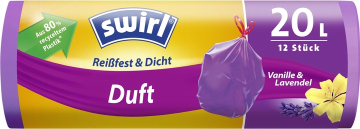 Swirl Parfümierte Müllbeutel (12 x, 20 l)