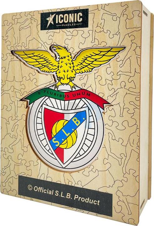 Actual product image Iconic SL Benfica - Logo - Wooden Puzzle Size S (150 pieces) (150 pieces)