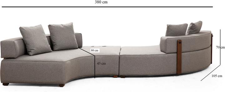 Produktbild Atelier del Sofa Malakai (Ecksofa)